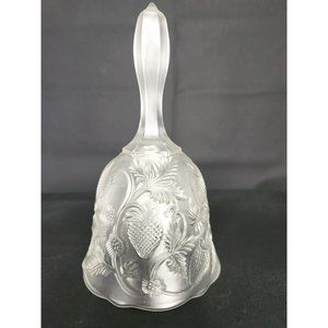 Fenton Satin Glass Strawberries Bell